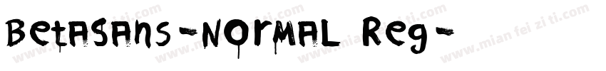 BetaSans-Normal Reg字体转换